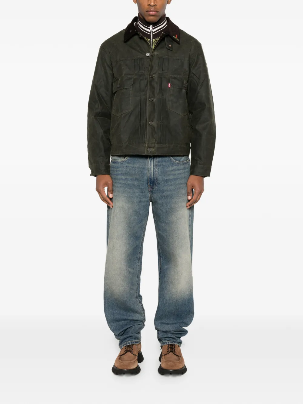 Barbour x Levi's corduroy-collar jacket | Shirt Jackets | Image 2