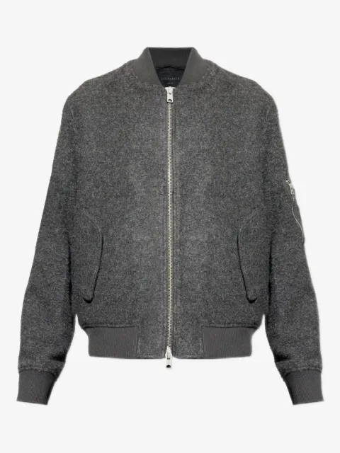 AllSaints Saku zip-fastening bomber jacket