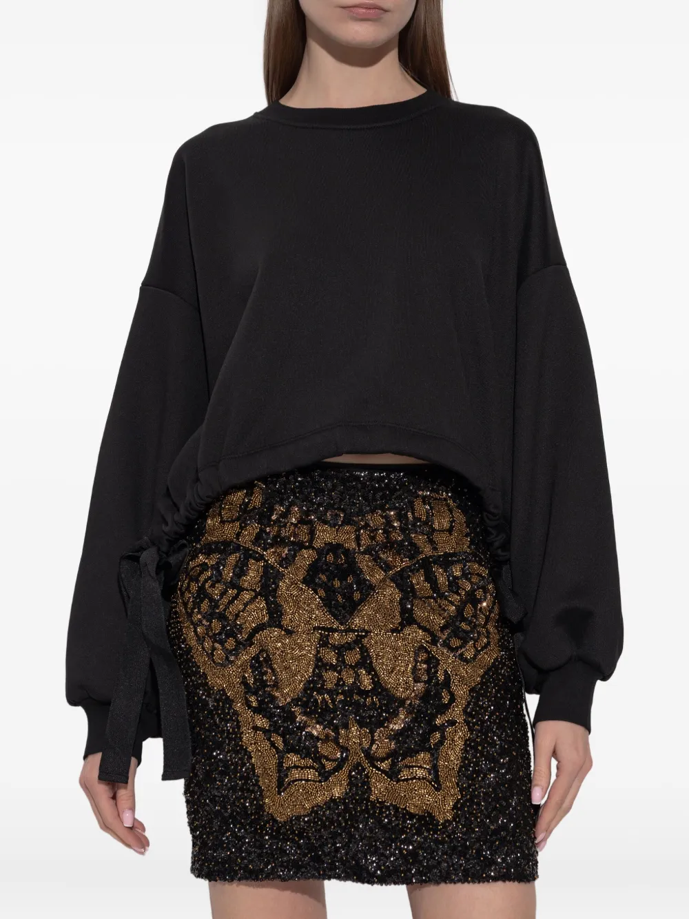  Allsaints Pull à Détail Noué - Noir 