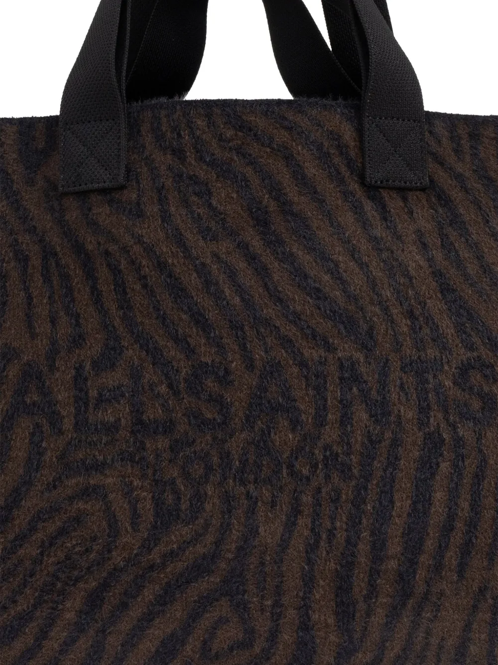  Allsaints Izzy Zebra-print Tote Bag - Brown 