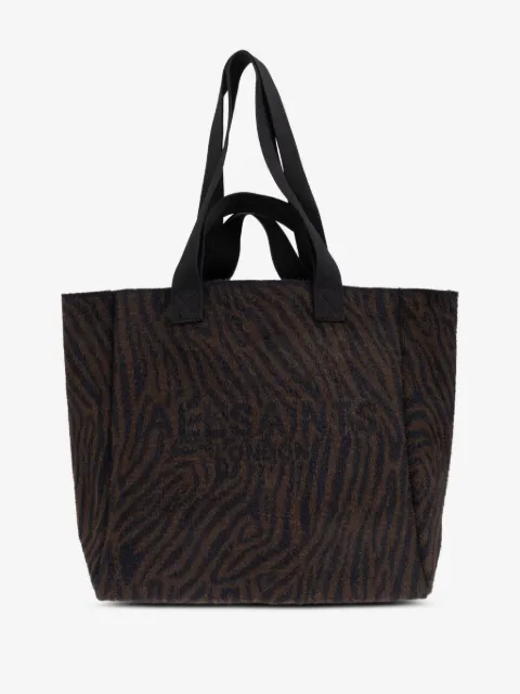 AllSaints Izzy zebramönstrad totebag