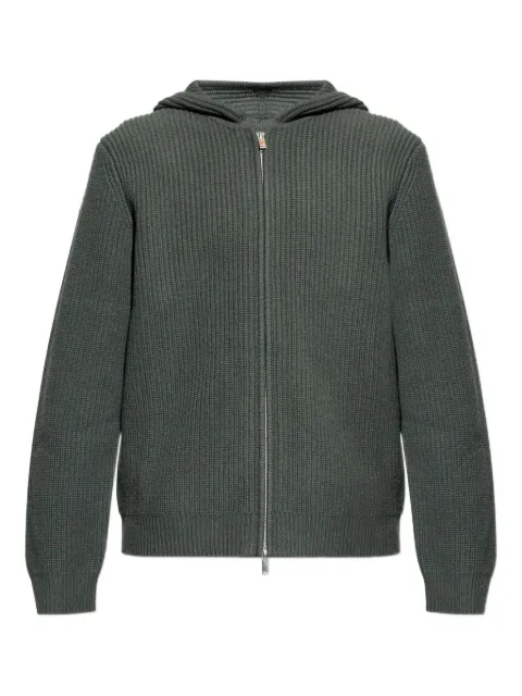 SAMSOE SAMSOE Saisak zip-up knitted hoodie