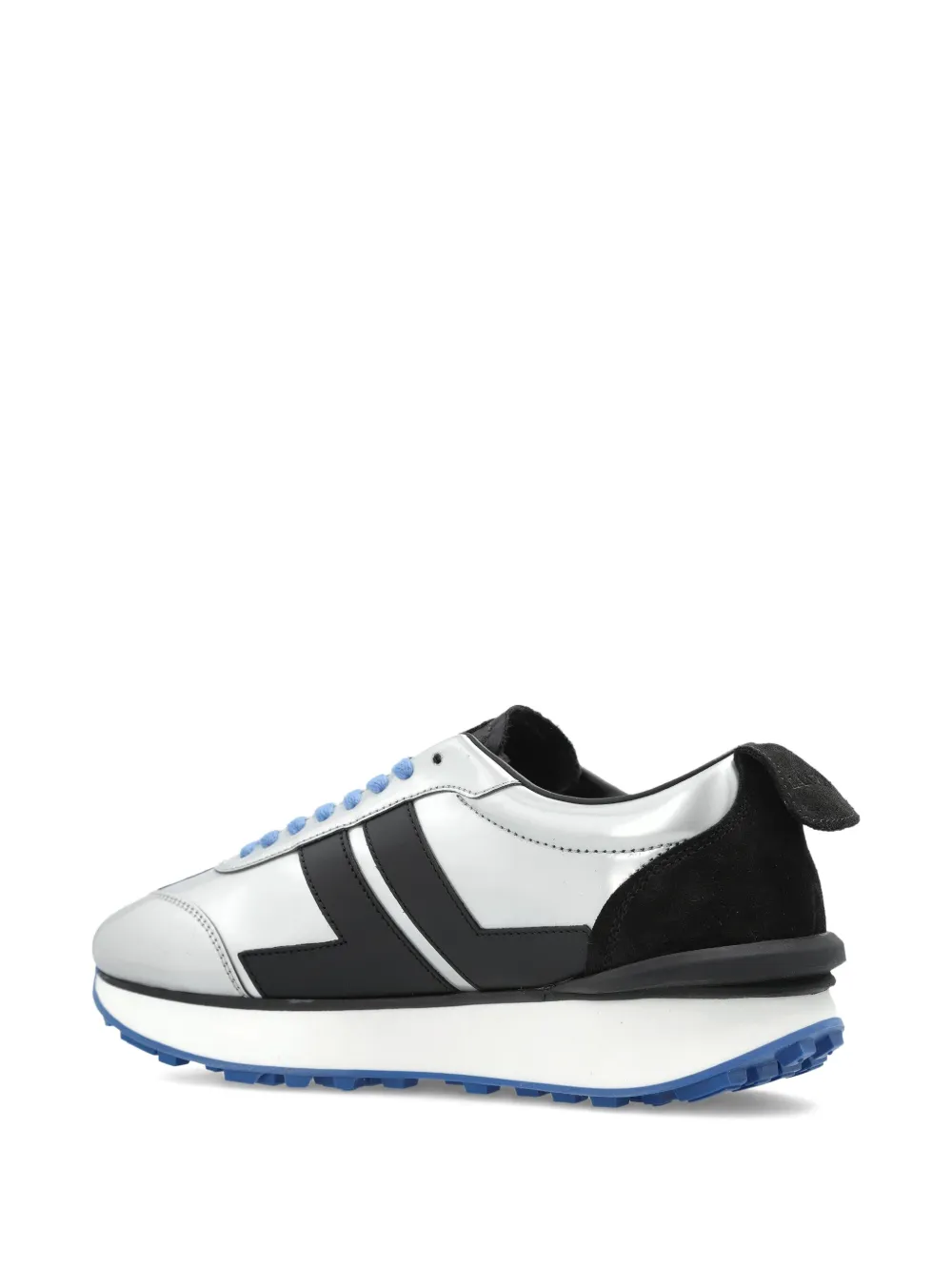 Lanvin Logo Stripe Sneakers In Multi