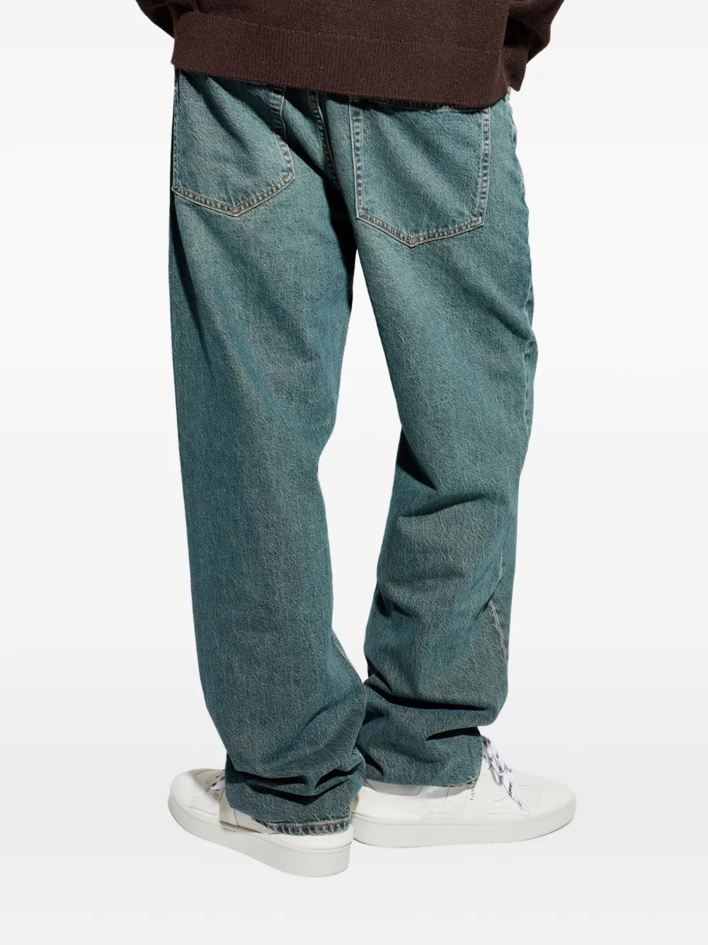 Samsoe & Samsoe Saeddie Button-fastening Jeans In Blue