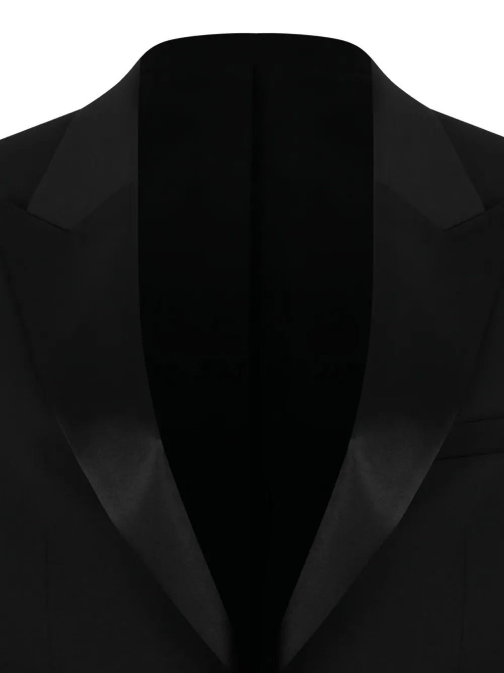 Calvin Klein Tuxedo Notched Lapel Jacket In Black