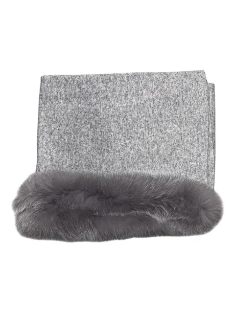 NIMA 1708 fur trim scarf