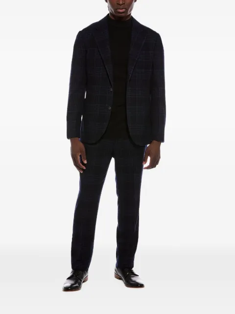 Brunello Cucinelli check-pattern single-breasted suit