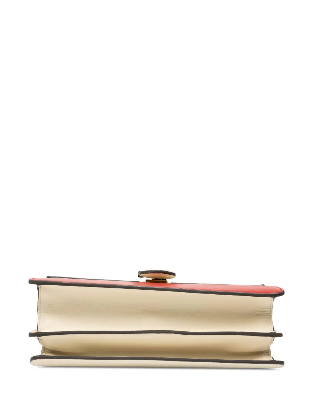 Pre-owned Gucci 2016-2025 Medium Leather Bamboo Dionysus Web Satchel In White