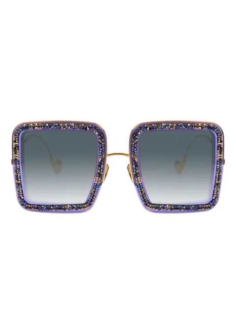 ANNA-KARIN KARLSSON Beaming Sky square-frame embellished-detail sunglasses