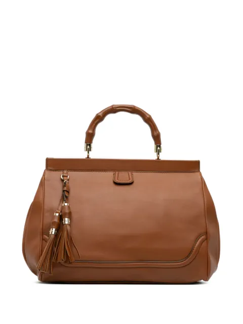 Gucci Pre-Owned 2000-2015 mittelgroße Bold Bamboo Handtasche