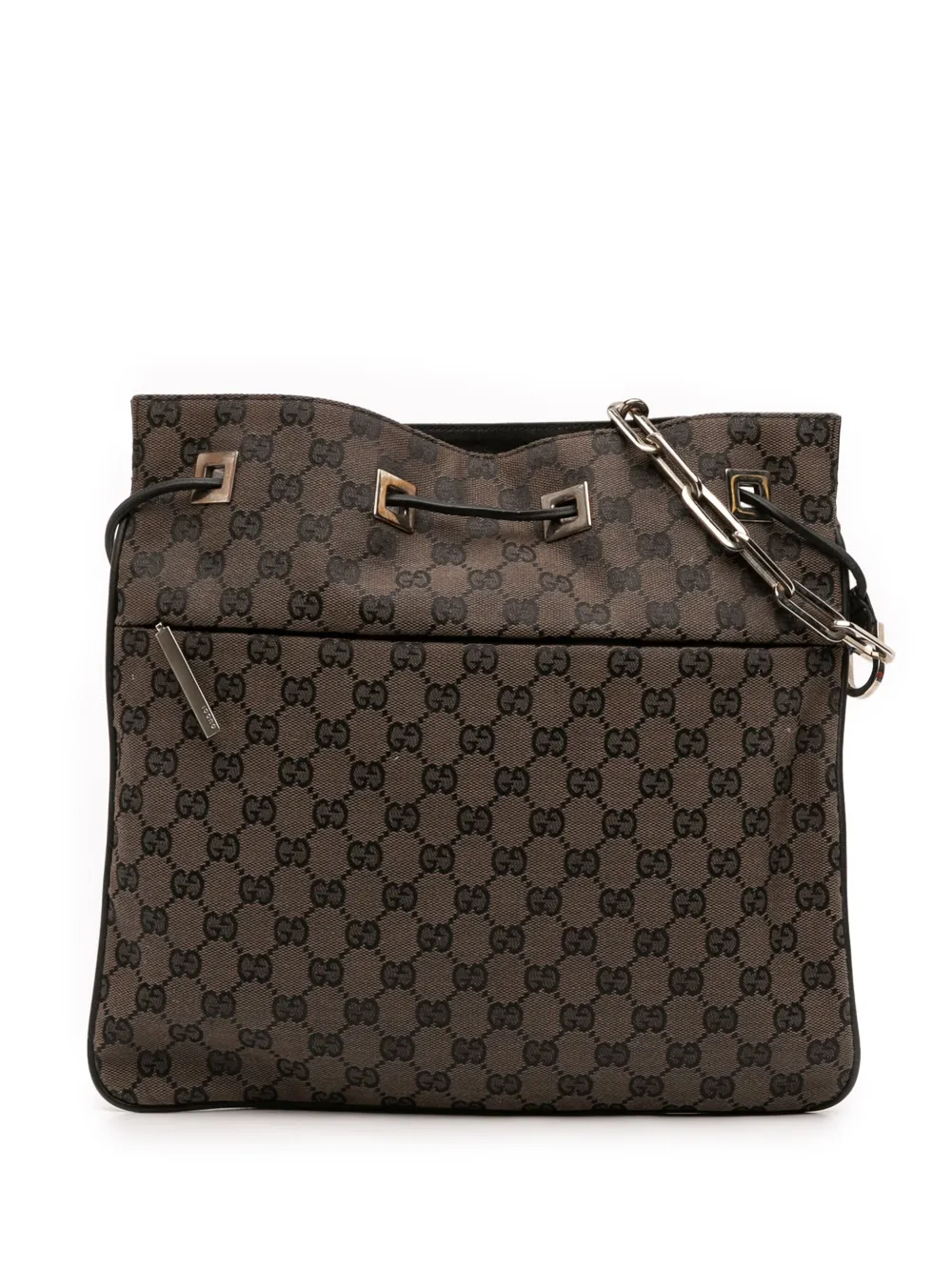 Gucci Pre-Owned 2000-2015 GGキャンバス ショルダーバッグ - ブラウン