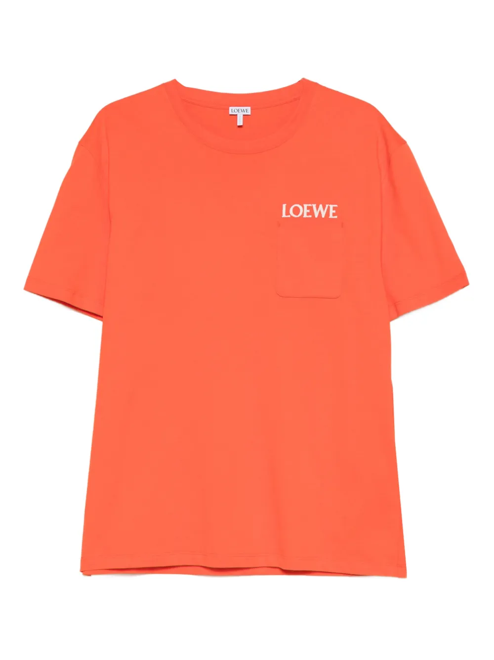 LOEWE playera con detalle de bolsillo | naranja | Image 1