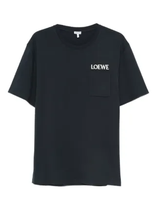 LOEWE Camiseta Com Bolso | Azul | FARFETCH BR