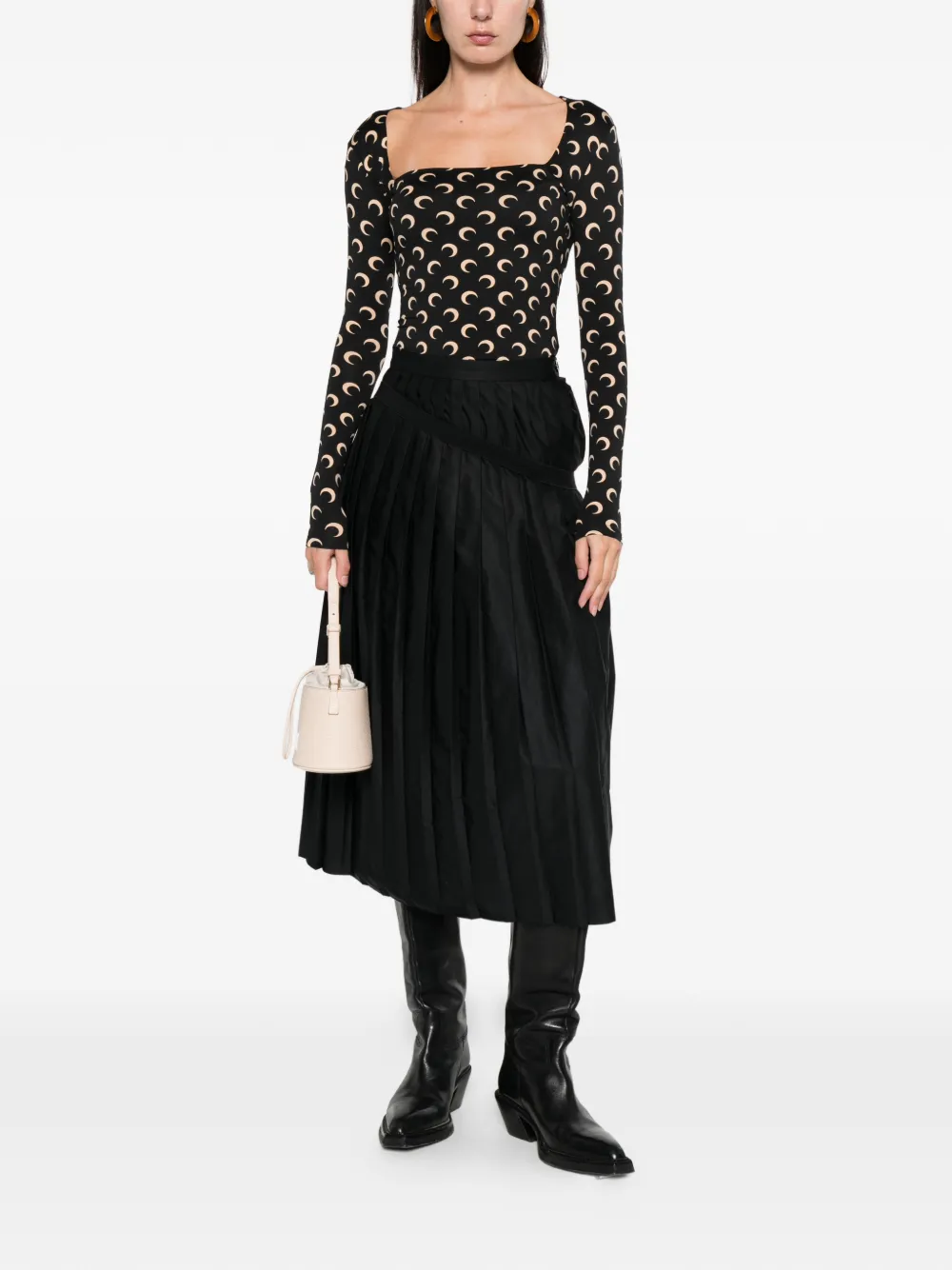 Marine Serre moon-print top | T-Shirts & Jersey Shirts | Image 2