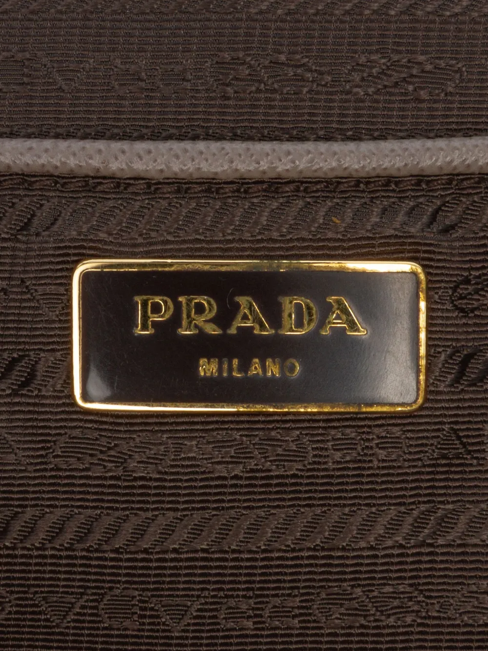 Pre-owned Prada 2000-2025 Large Saffiano Lux Galleria Double Zip Satchel In Brown