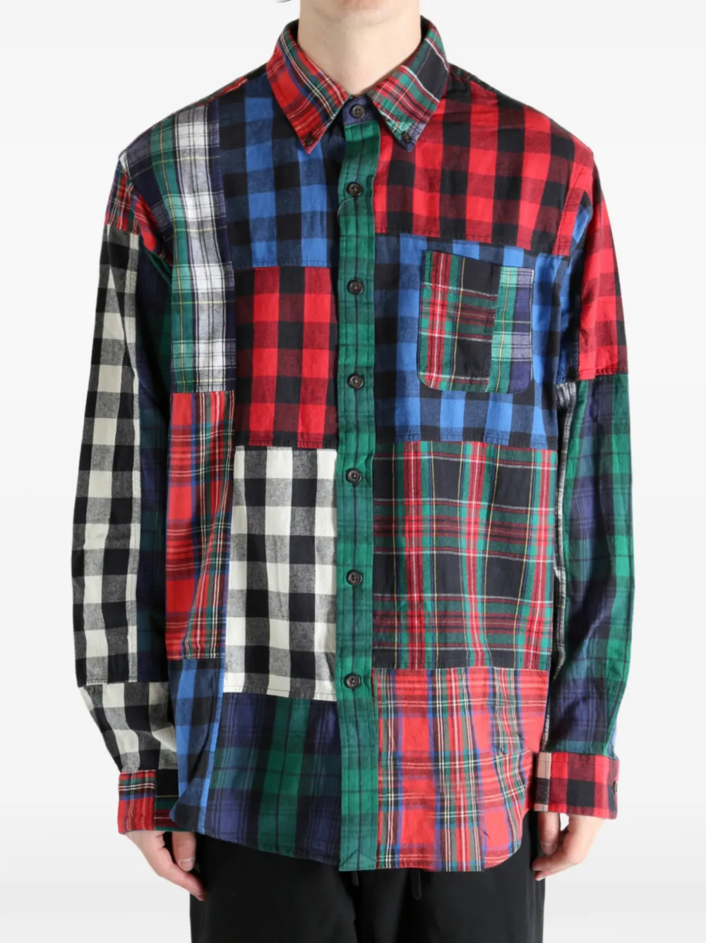 Polo Ralph Lauren Overhemd met patchwork Rood