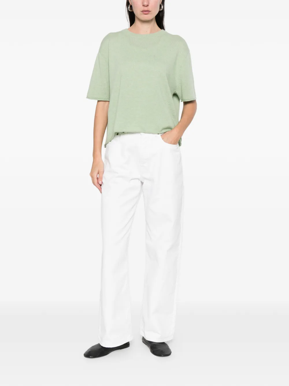 Lisa Yang pull à manches courtes | Hauts en maille | Image 2