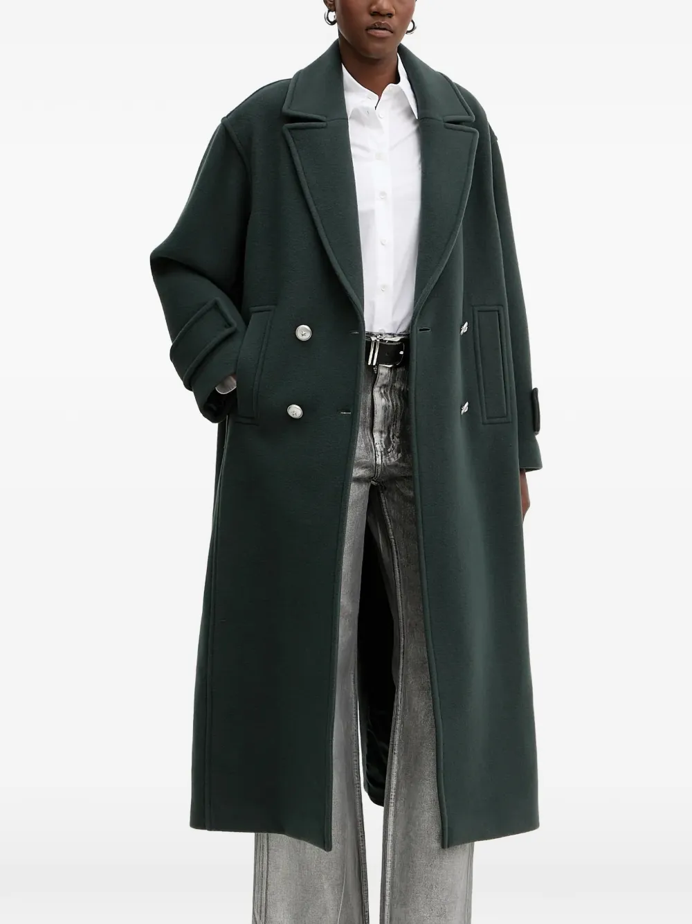 PINKO Cappotto doppiopetto Camembert - Verde