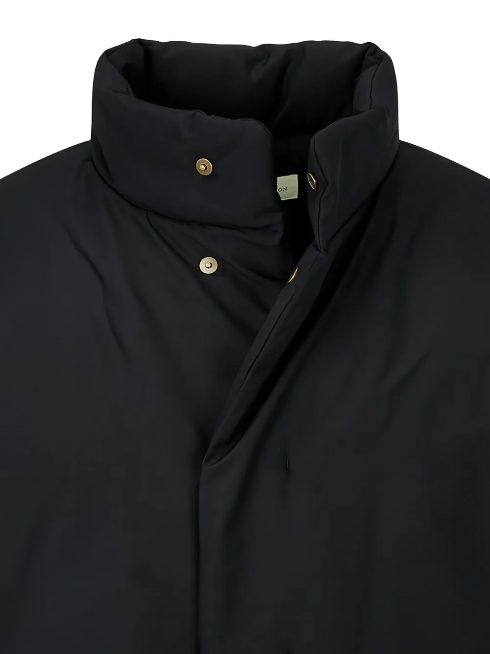 Man On The Boon. Goose Down Padding Jacket In Black