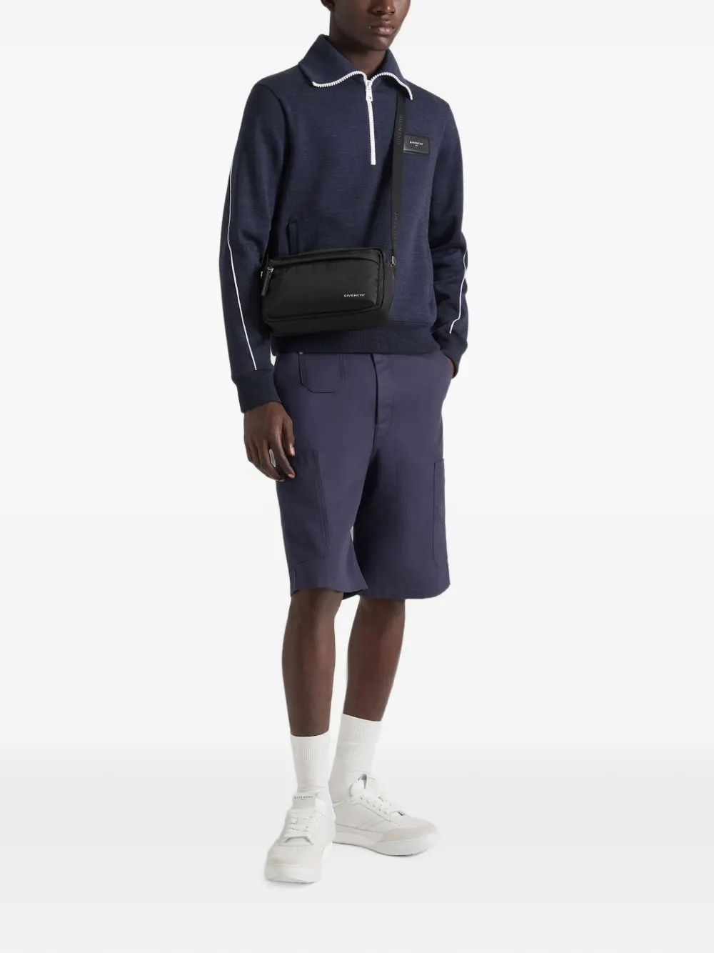 Givenchy Essential U nylon crossbodytas Zwart