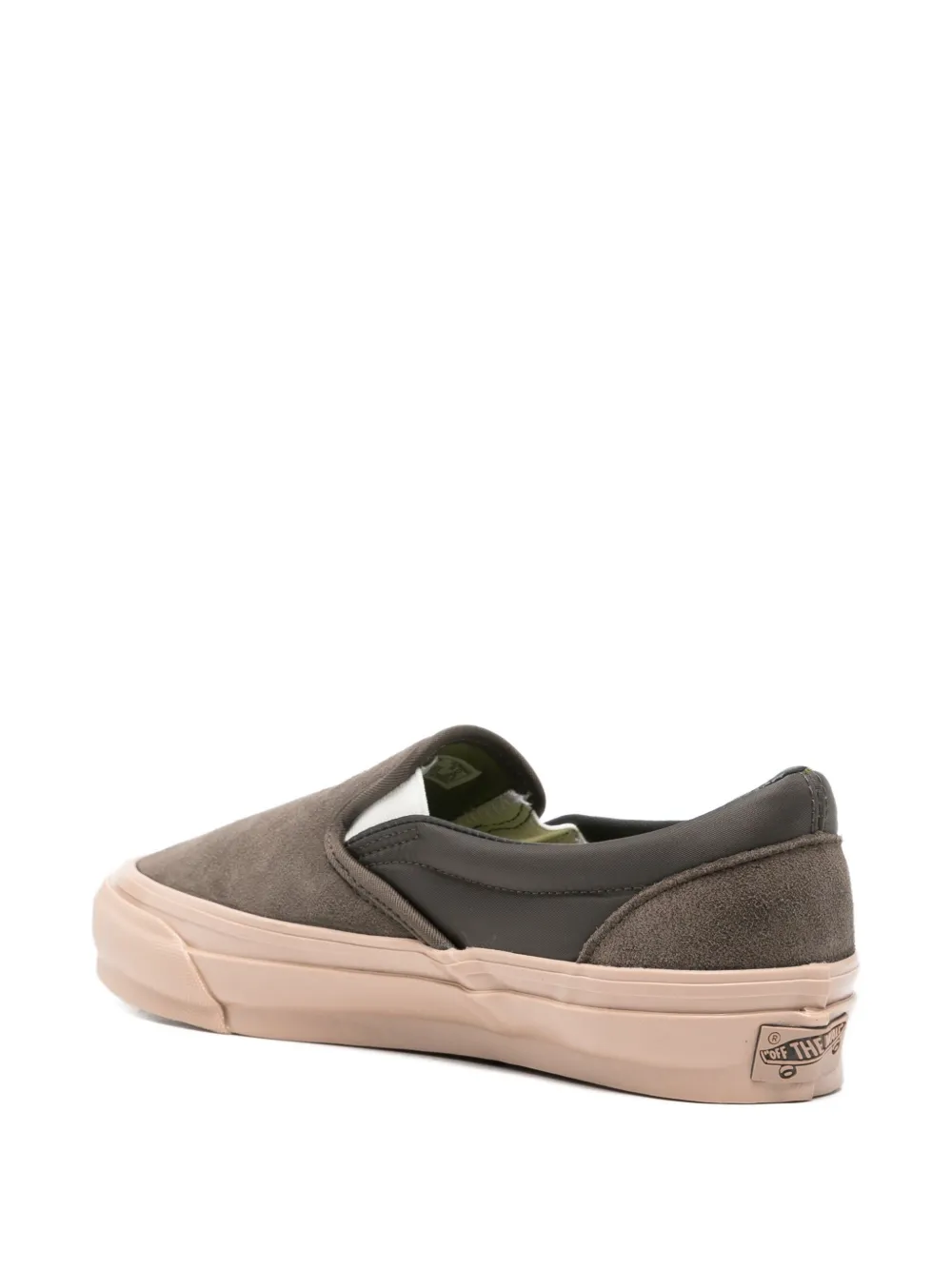 Vans Suede Panelled Sneakers In Brown
