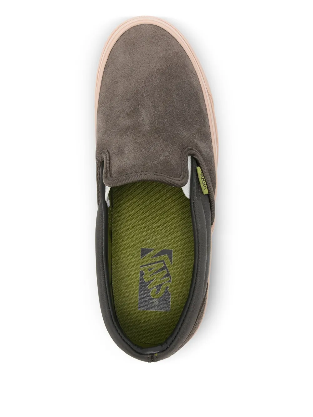 Vans Suede Panelled Sneakers In Brown