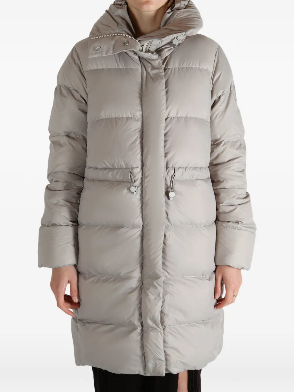 Canada Goose Hooded Puffer Coat In Neutral