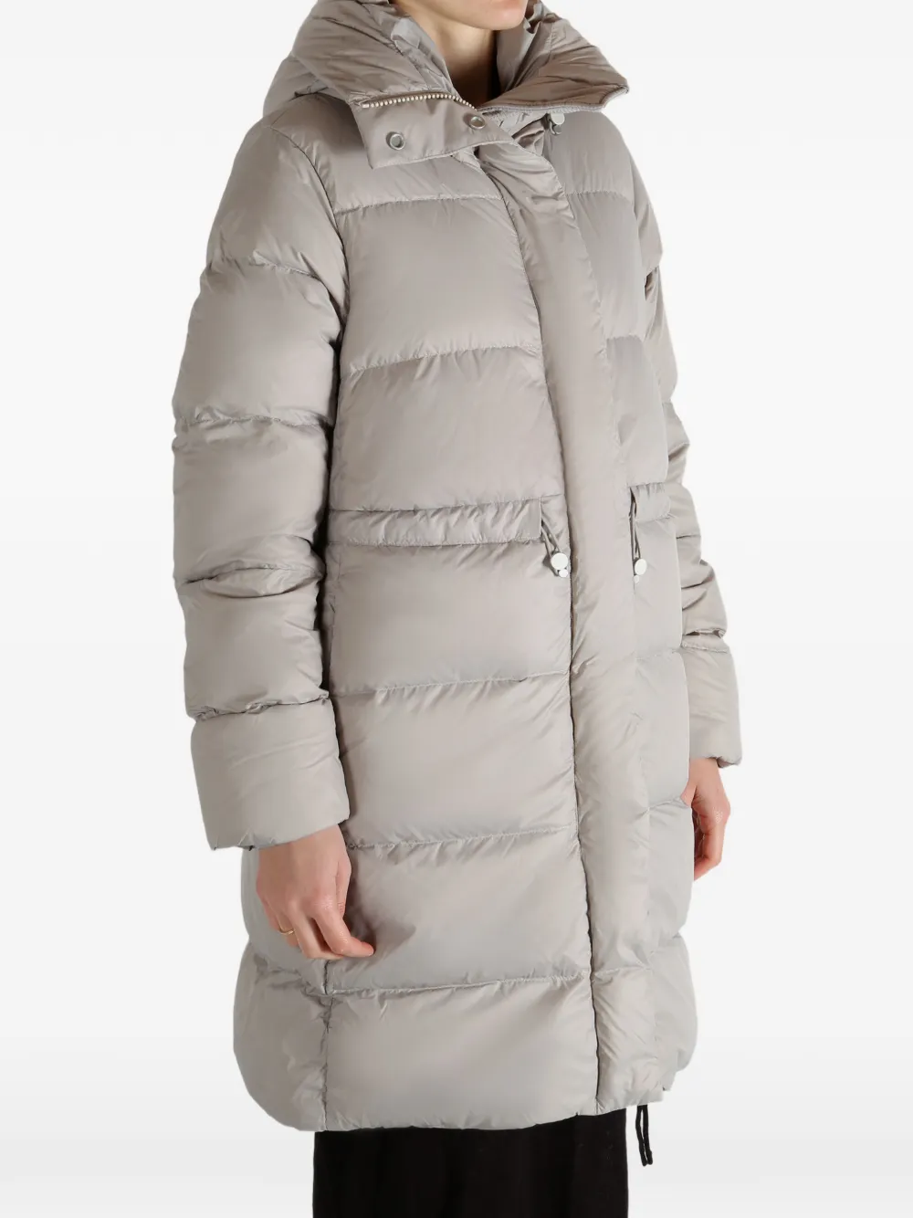 Canada Goose Hooded Puffer Coat In Neutral