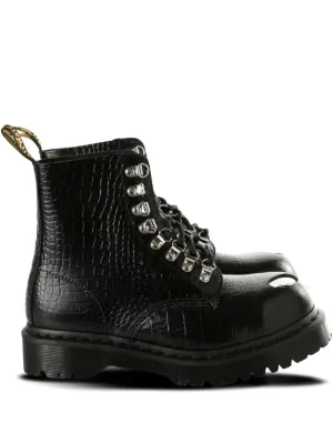 Dr. Martens Bota Jadon II Mono Com Plataforma | Preto | FARFETCH BR