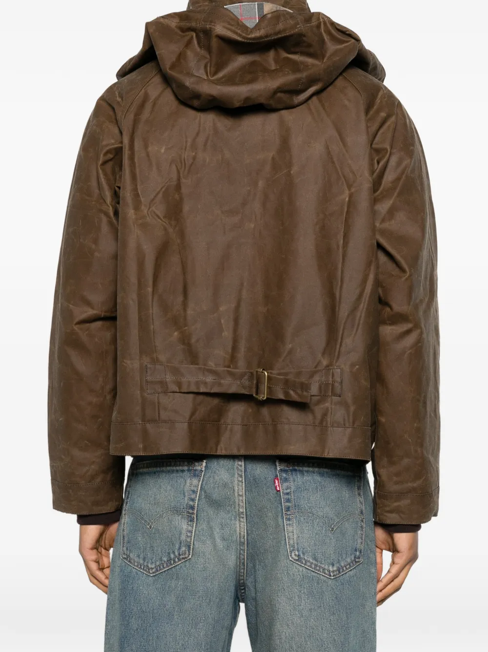 Barbour X Levi's Corduroy-collar Jacket In Brown