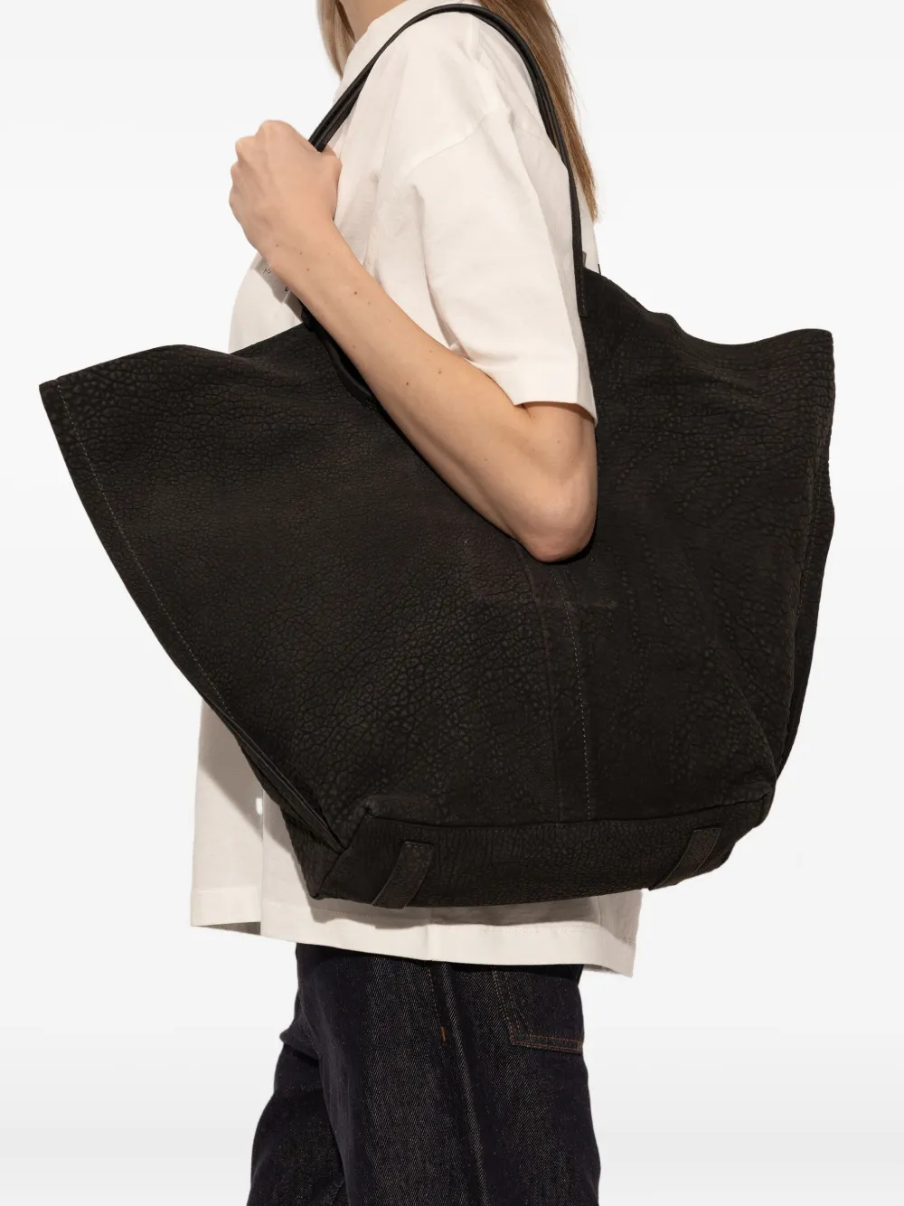 AllSaints ARA leren Shopper - Zwart