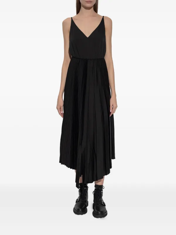 allsaints pleated dress Sinead 2-in-1 Pleated Dress SWAN WHITE