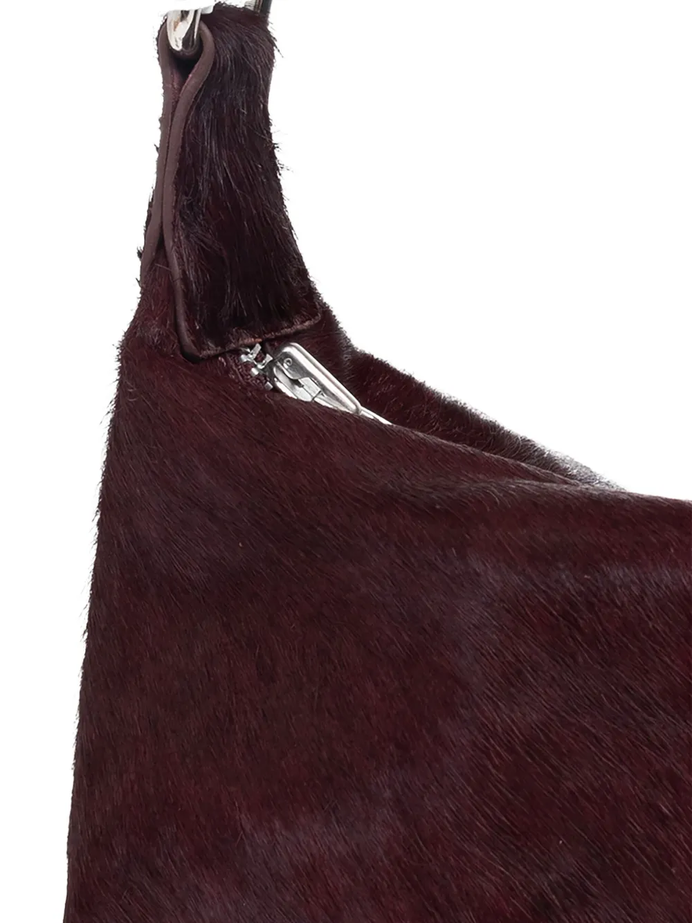 Samsoe & Samsoe Mini Salylo S Zip-fur Tote Bag In Red