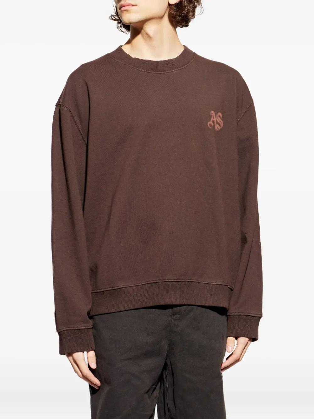  Allsaints Icon Crew-neck Sweatshirt - Brown 