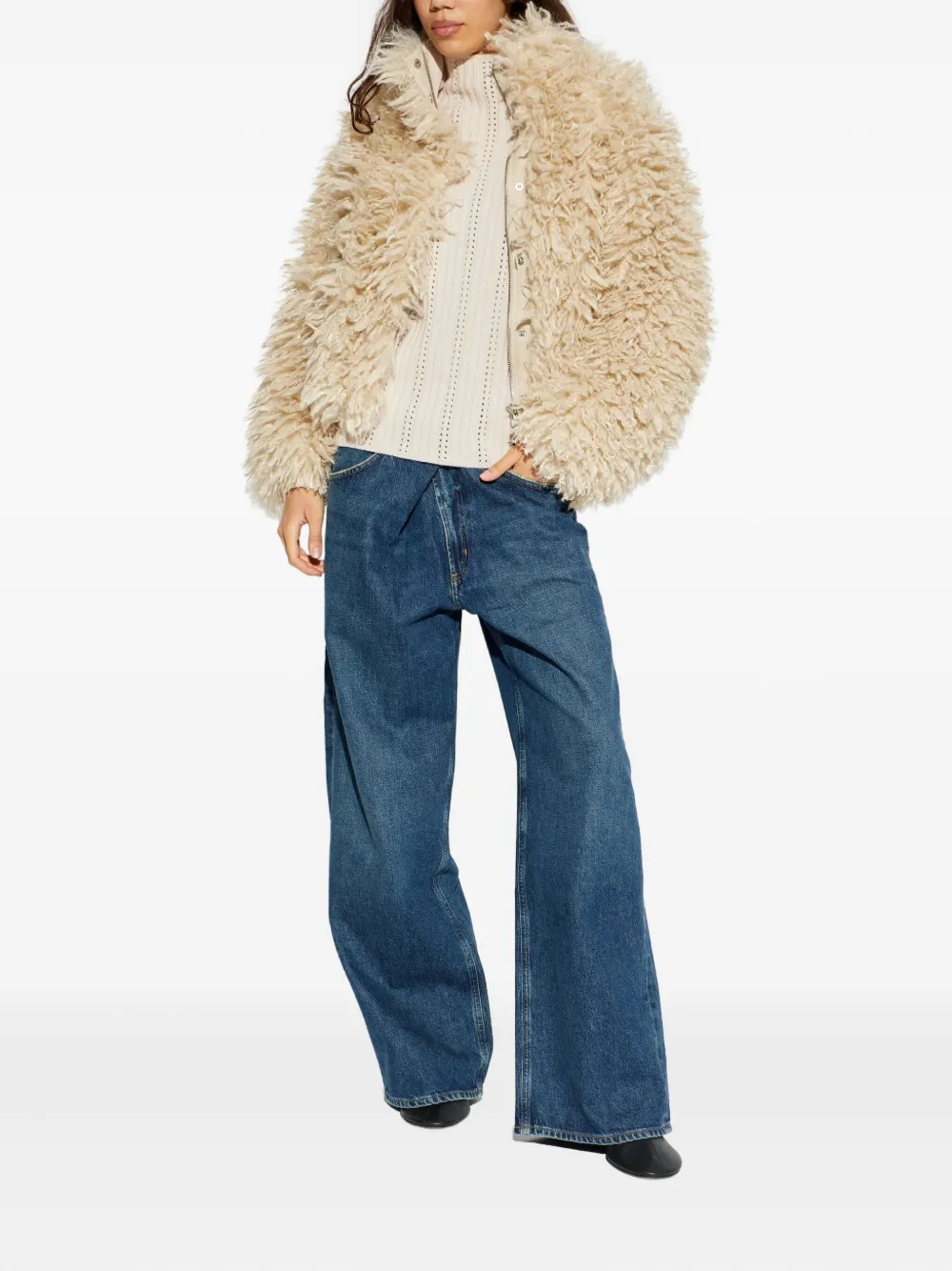 SAMSOE SAMSOE Samedda zip-fastening jacket | Faux Fur & Shearling Jackets | Image 2