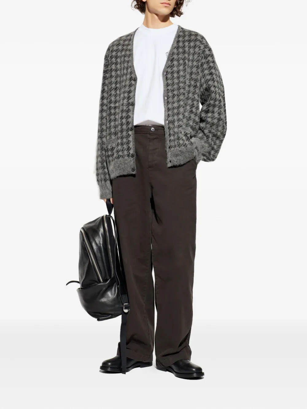 AllSaints Zain houndstooth-pattern cardigan | Cardigans | Image 2