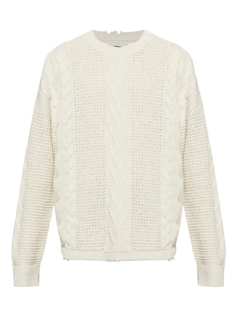 AllSaints 텐터 프린지 디테일 스웨터