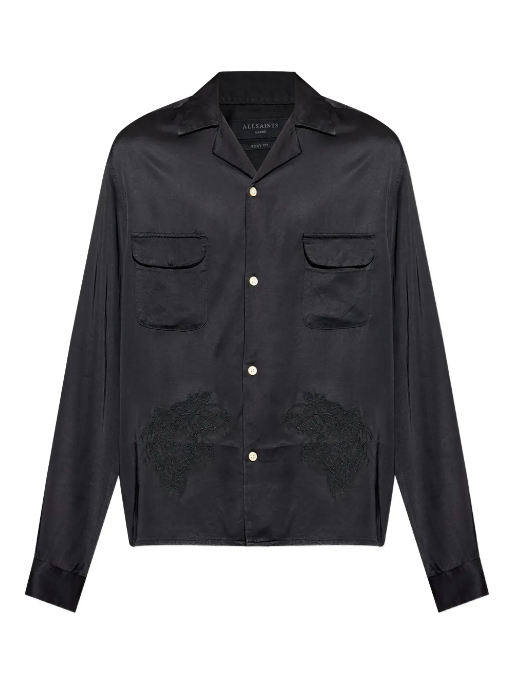 AllSaints camisa Yodo | negro | Image 1