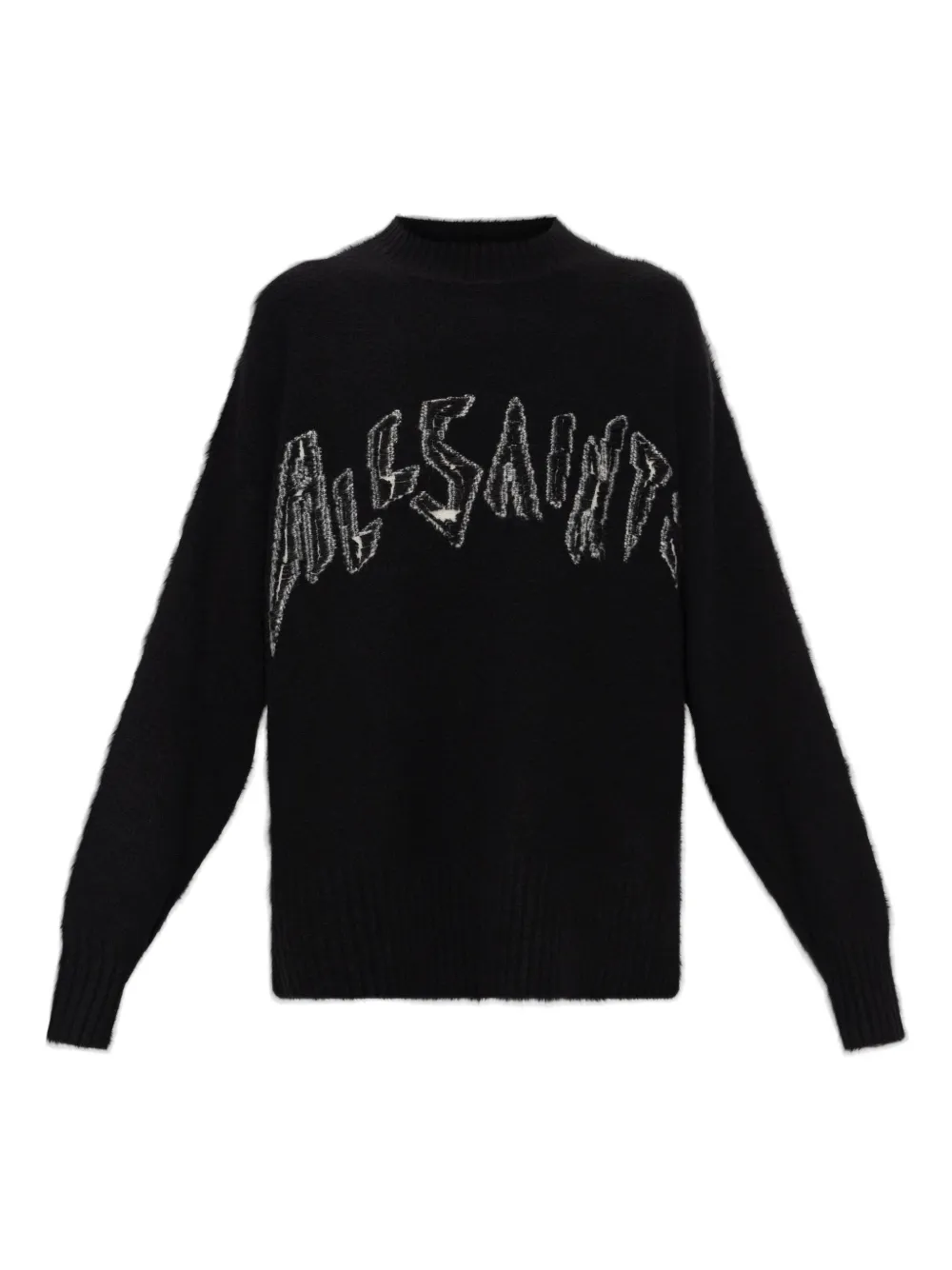 AllSaints Pullover mit Zink-Logo - Schwarz