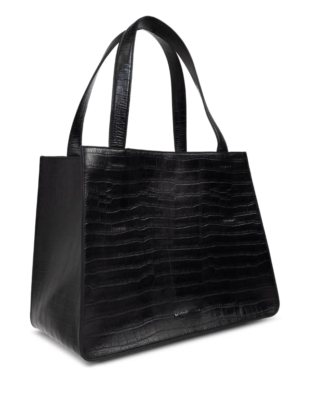  Samsoe Samsoe Bolso Shopper Saclaire Con Asa - Negro 
