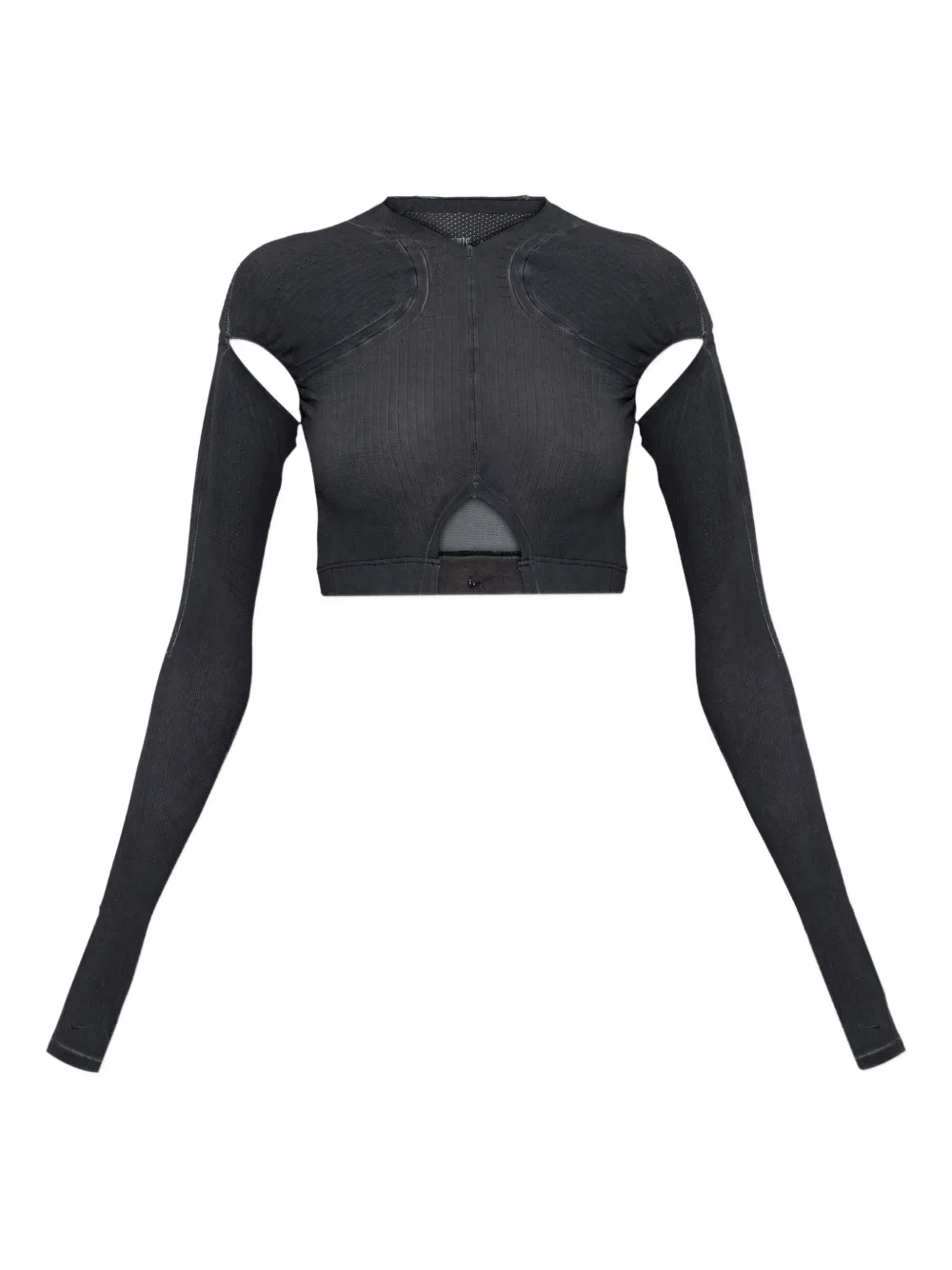 Nike x KNWLS cut-out long-sleeve top - Schwarz