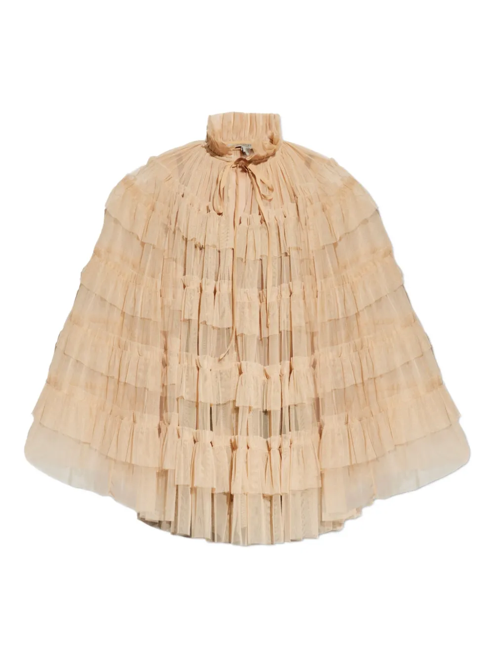 AllSaints Top Aude con ruches - Toni neutri