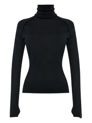 Victoria Beckham タートルネック トップ | ブラック | FARFETCH JP