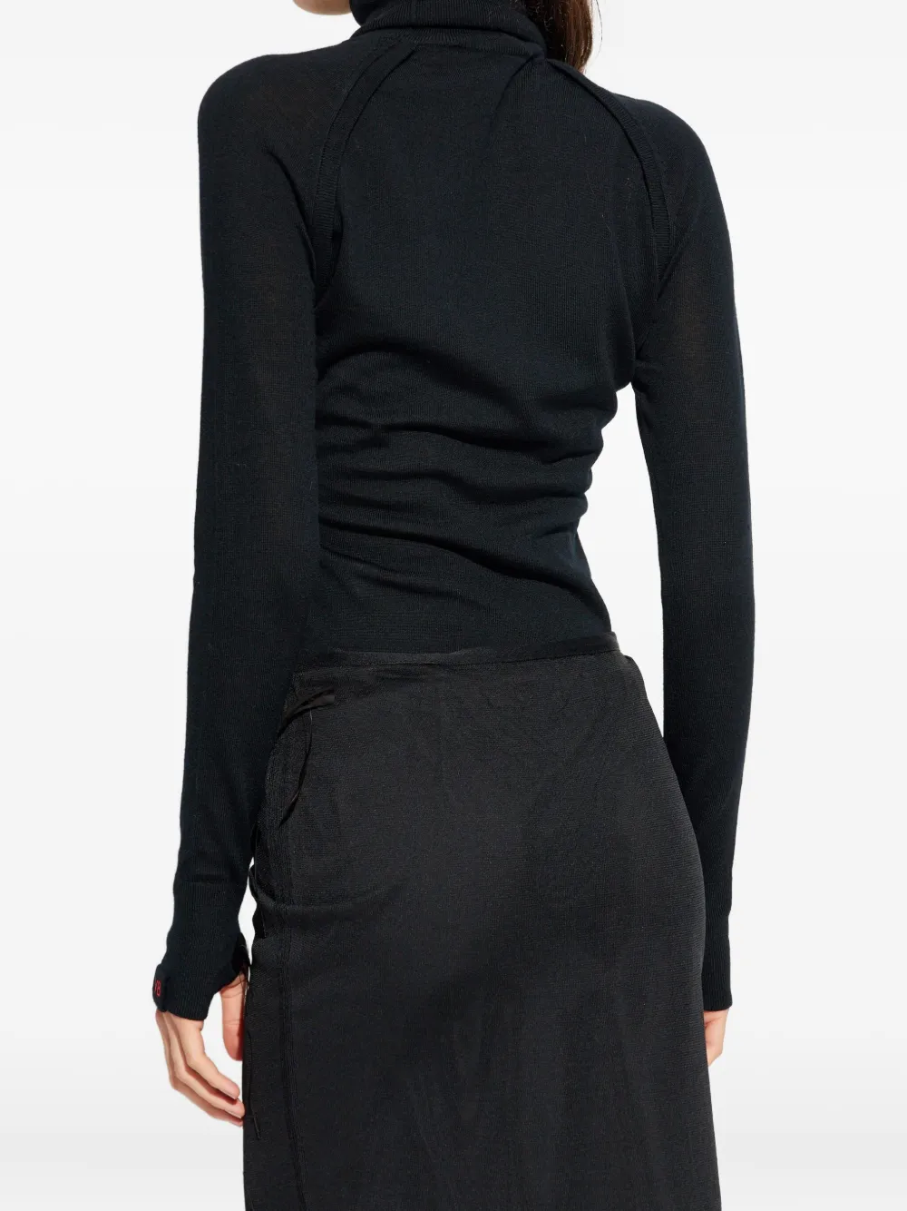 Victoria Beckham Top met col Zwart