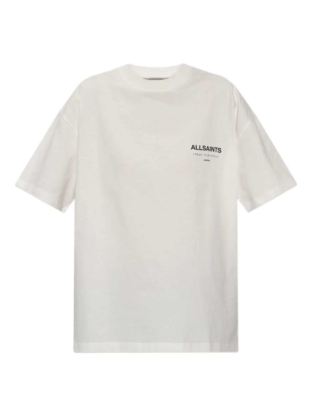 AllSaints T-shirt Underground con stampa - Toni neutri