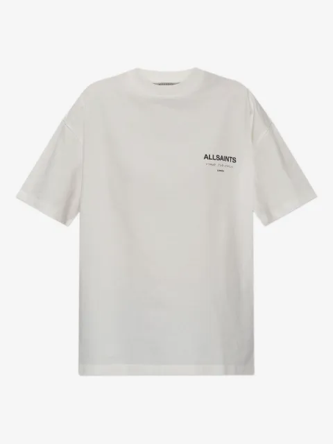 AllSaints playera manga corta con logo estampado