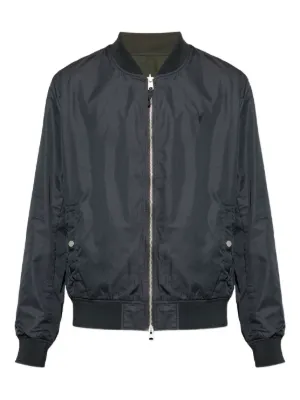 Takahiromiyashita The Soloist Oversized two-tone Flight Jacket