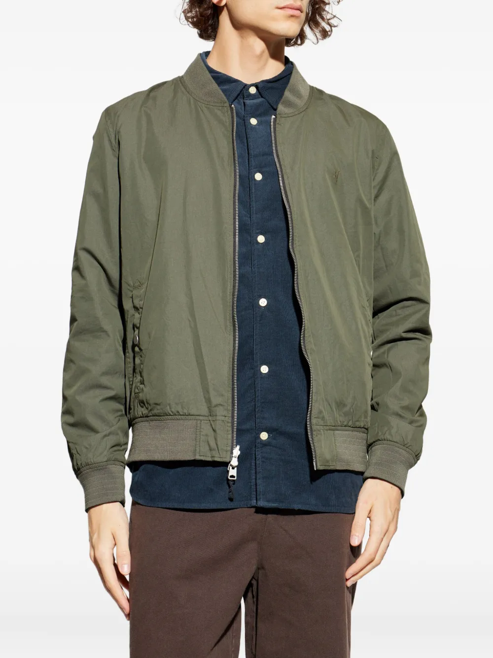 AllSaints Bassett omkeerbaar jack met ritssluiting Zwart