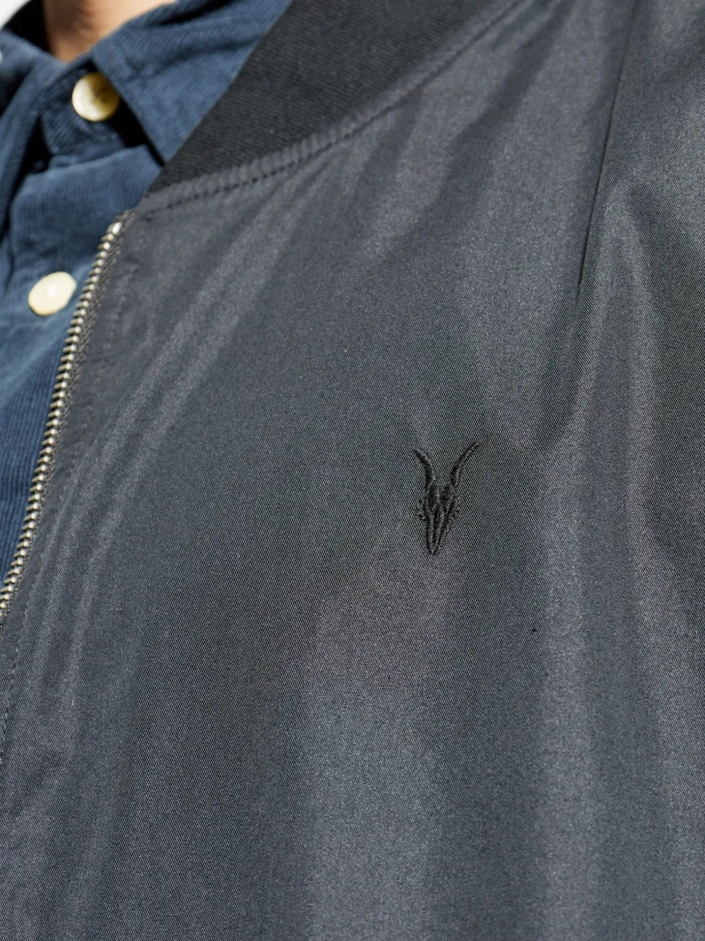 AllSaints Bassett omkeerbaar jack met ritssluiting Zwart