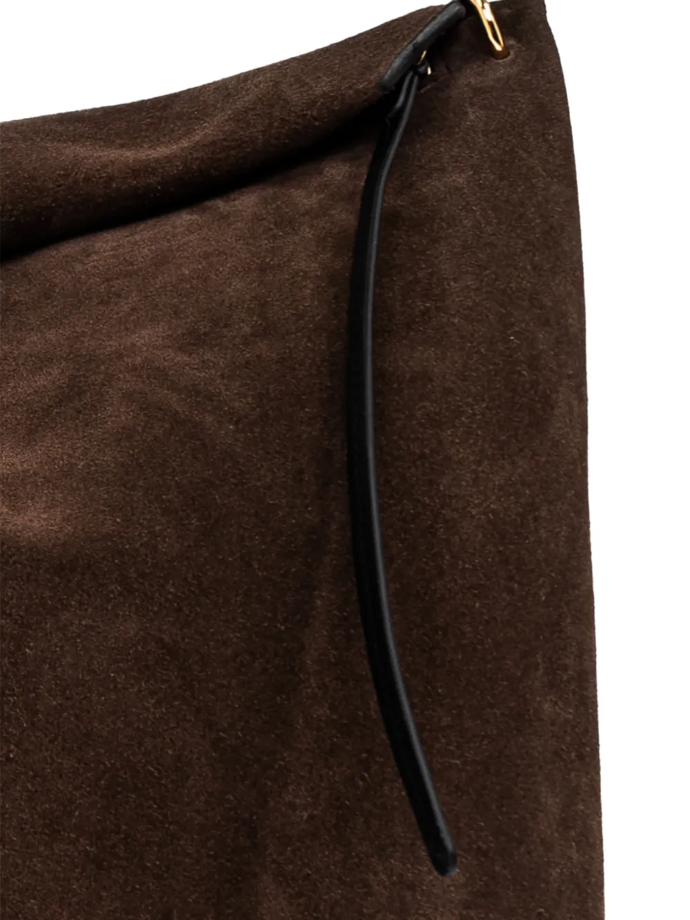 Wandler Penelope suède shopper Bruin